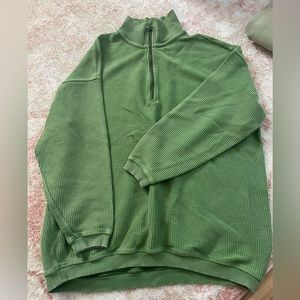Aerie Corded Quarter zip